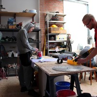 Our wood workshop.