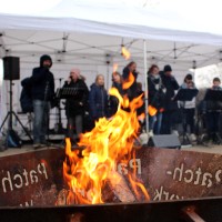 Kepler Open Air, with a bonfire and live music